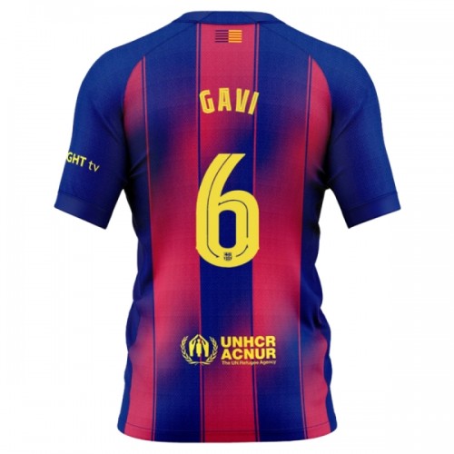 Maillot de Foot FC Barcelone Gavi 6 Domicile 2025-26 Maillot de Foot FC Barcelone Gavi 6 Domicile 2025-26